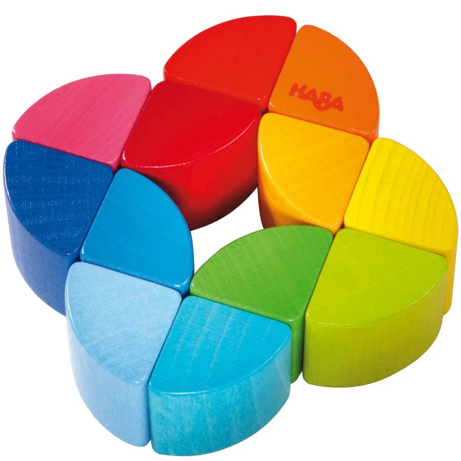 HABA Greif- Und Beisspielzeug | Regenbogen-Ring-Baby-Fidget-Spielzeug Aus Holz