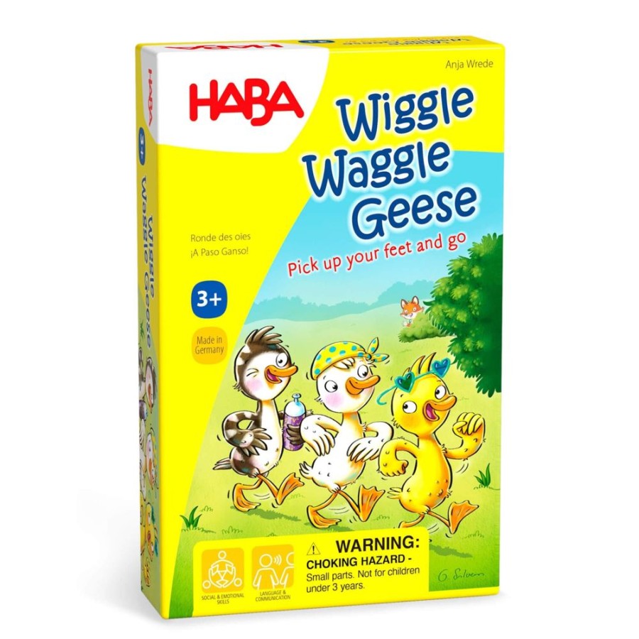 HABA Geschicklichkeitsspiele | Wiggle Waggle Geese-Kooperatives Spiel