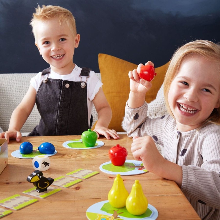 HABA Geschicklichkeitsspiele | Geschenkset Fur Kleinkinder Mit Obstgarten-Thema