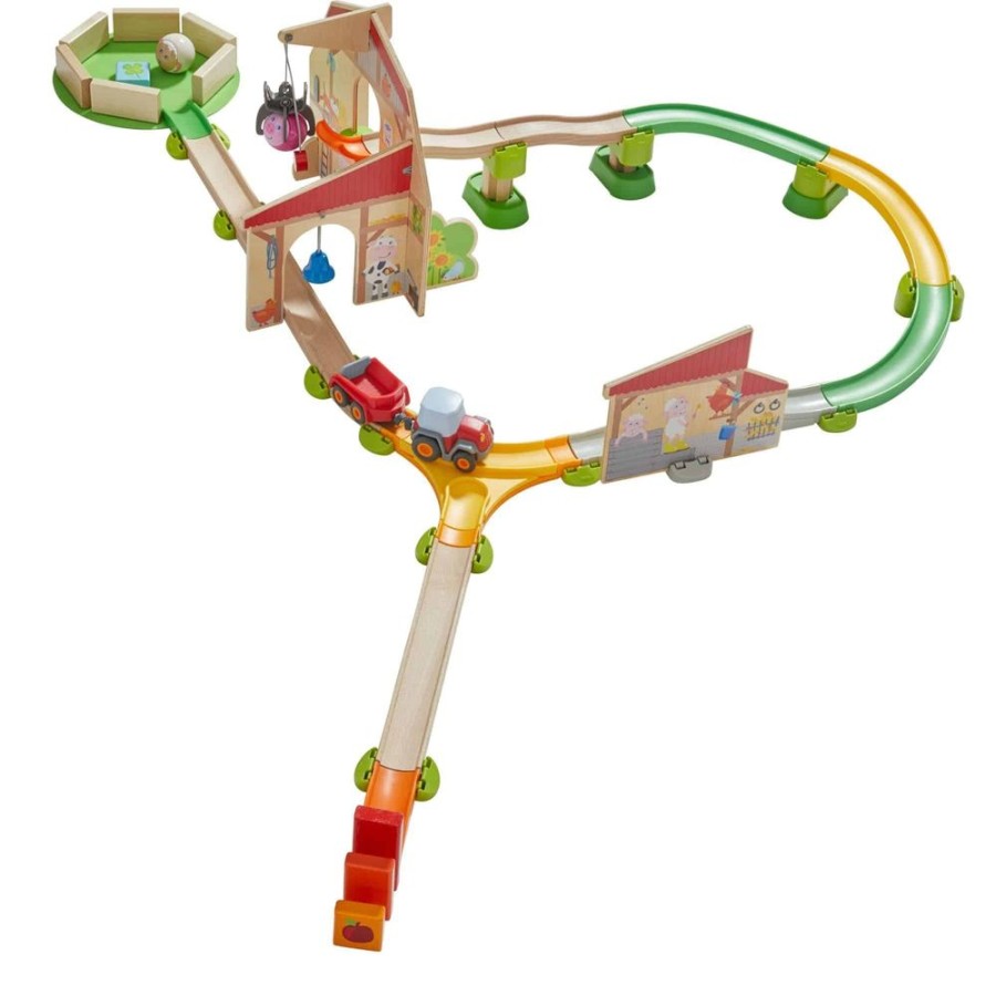 HABA Salto-Startersets | Kullerbu Farmyard Play Track Starter-Set Mit Sound