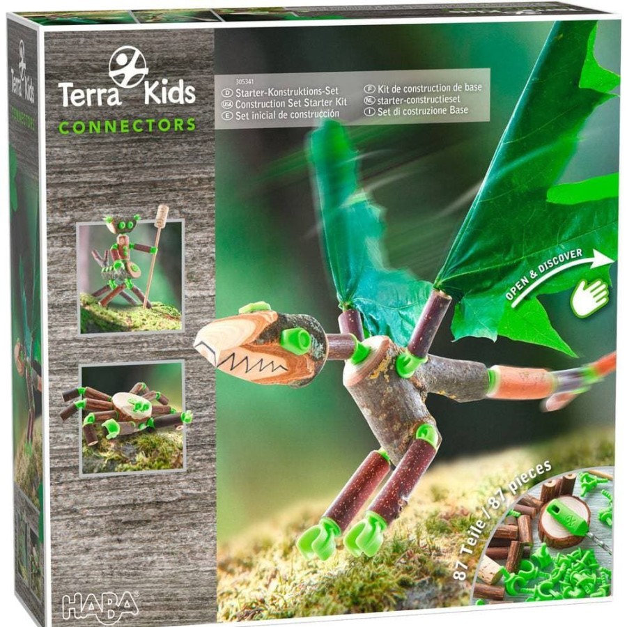 HABA Strand- Und Outdoor-Spielzeug | Terra Kids Connectors 86-Teiliges Starter-Set