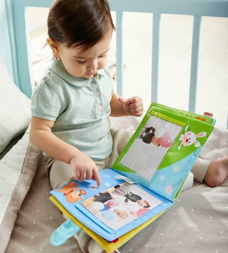 HABA Plusch-Babyspielzeug | Playmates Baby-Fotoalbum Aus Weichem Stoff