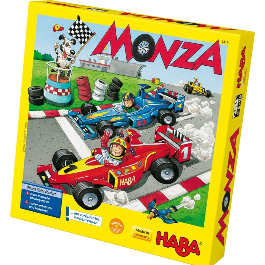 HABA Familienspiele | Monza-Autorennen-Brettspiel