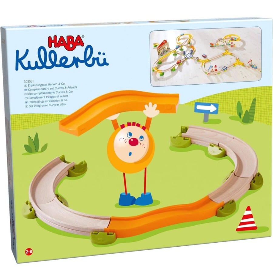 HABA Kullerbu-Gleissystem | Kullerbu Curves & Friends Erweiterungsset