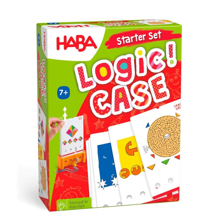 HABA Schnurspielzeug + Motorik | Logik! Case Starter-Set 7+