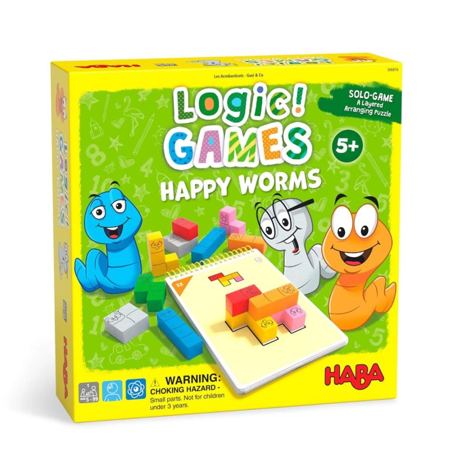 HABA Matching + Memory-Spiele | Logik! Spiele: Happy Worms