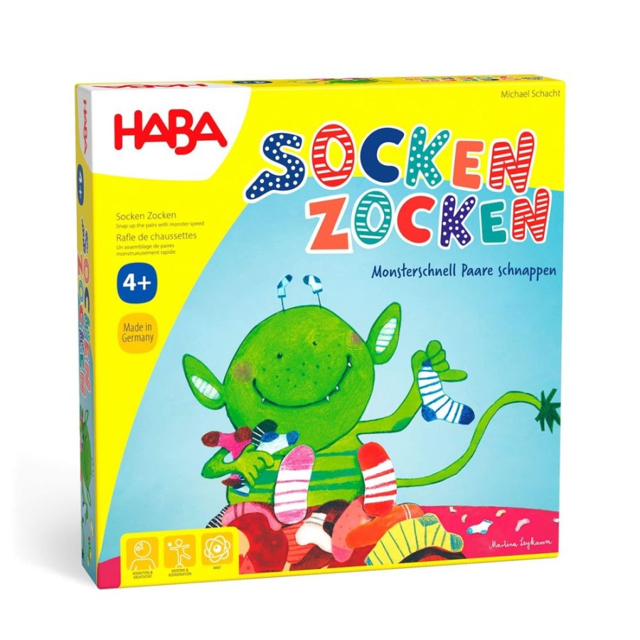 HABA Geschicklichkeitsspiele | Socken Zocken Matching Game