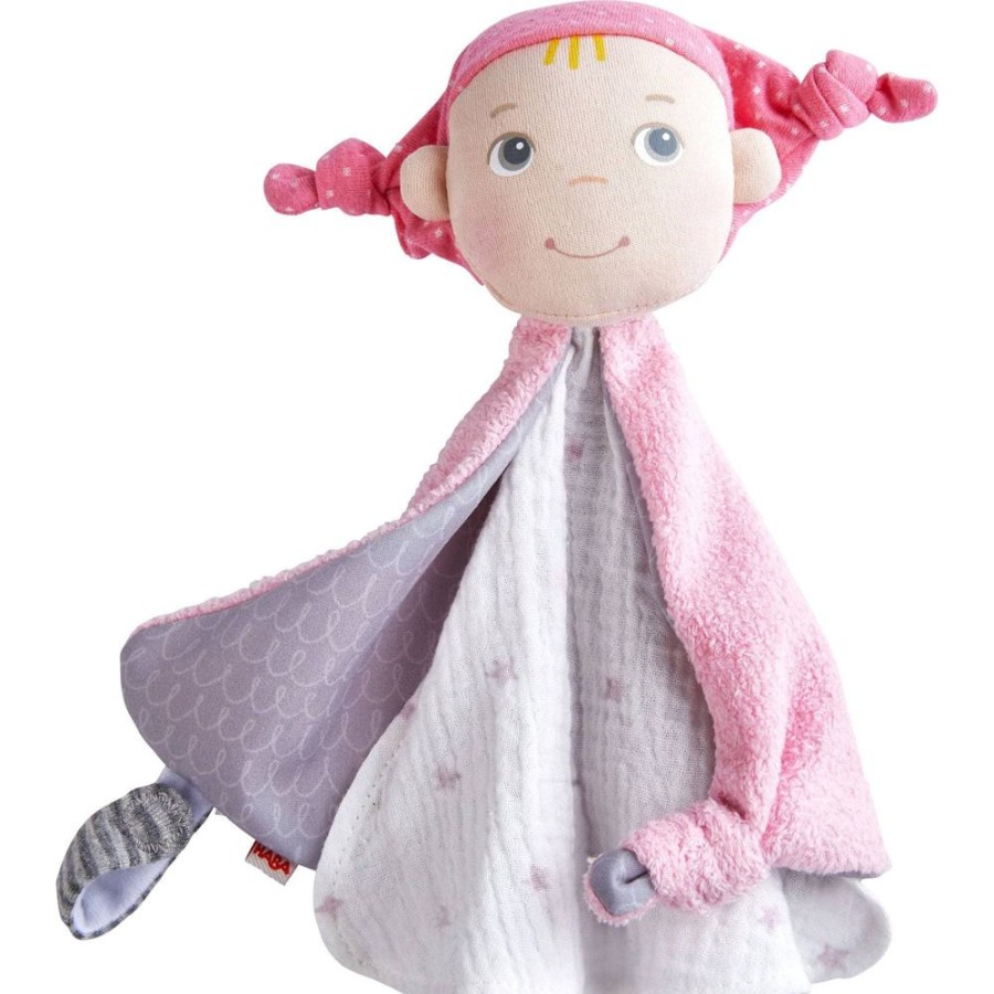 HABA Plusch-Babyspielzeug | Kuschelige Lovey-Puppe Elli