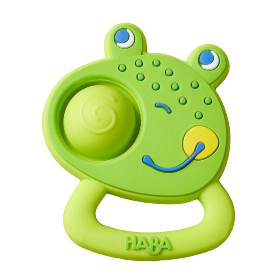 HABA Greif- Und Beisspielzeug | Popping Frog Silikon-Beisspielzeug