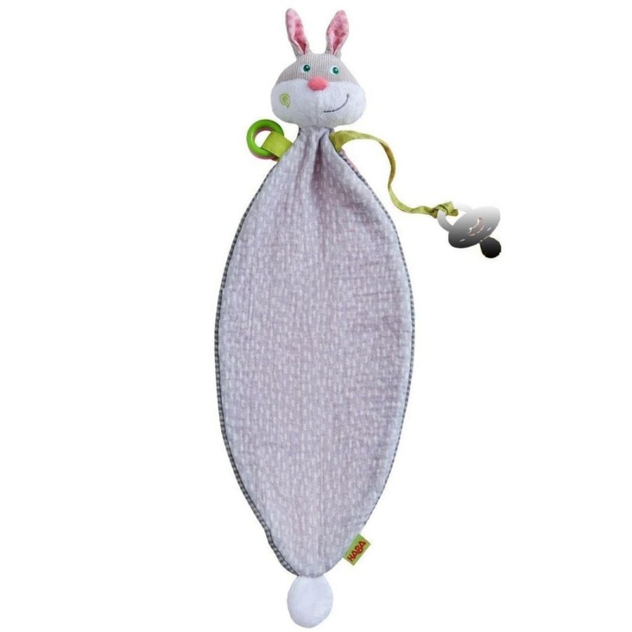 HABA Plusch-Babyspielzeug | Bunny Lovey Babydecke