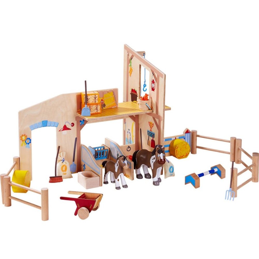 HABA Spielsets Fur Kleine Freunde | Little Friends Happy Horse Riding Stable