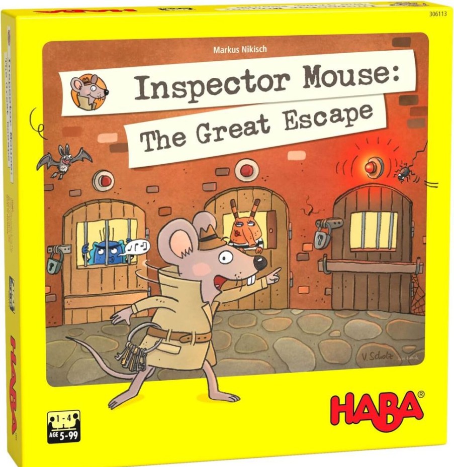 HABA Matching + Memory-Spiele | Inspektor Maus: Die Grose Flucht