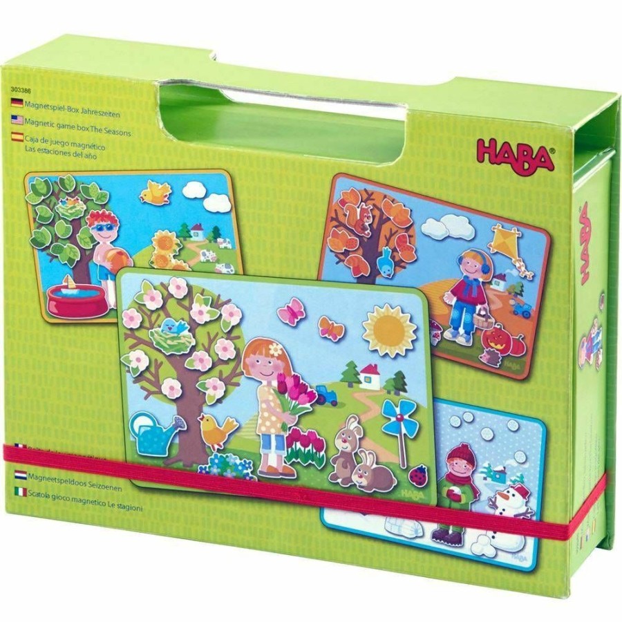 HABA Magnetische Spiele | Die Magnetische Spielbox „Seasons".