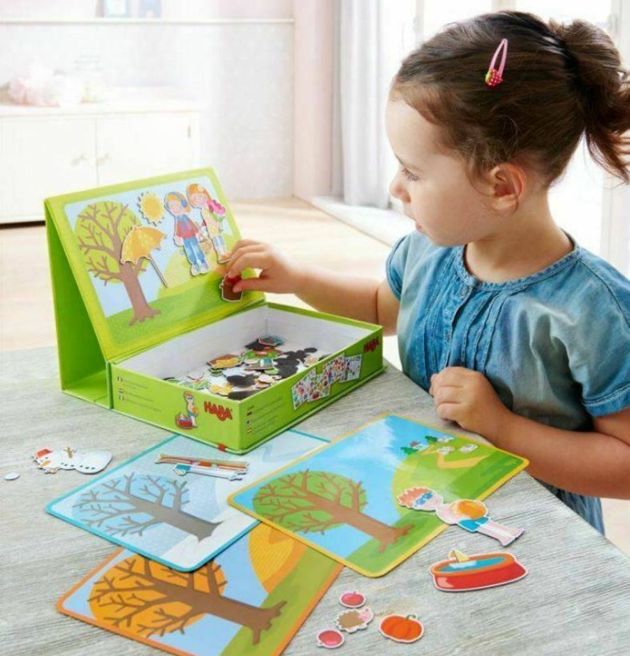 HABA Magnetische Spiele | Die Magnetische Spielbox „Seasons".