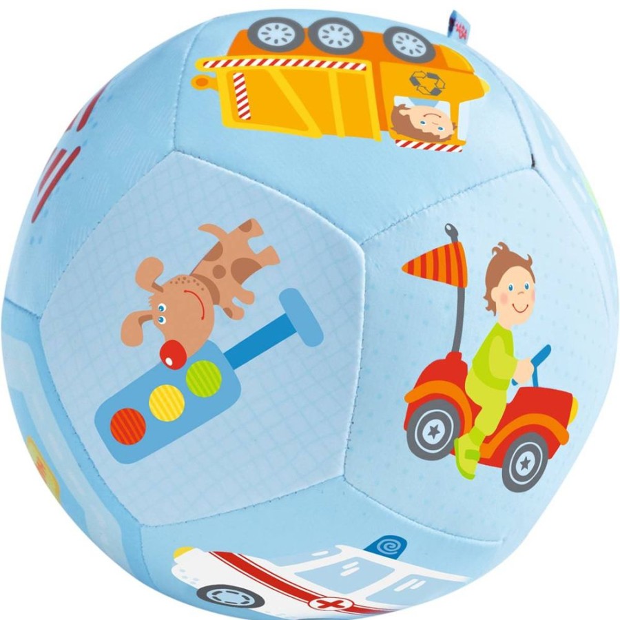 HABA Plusch-Babyspielzeug | World Of Vehicles 5 1/2" Weicher Babyball