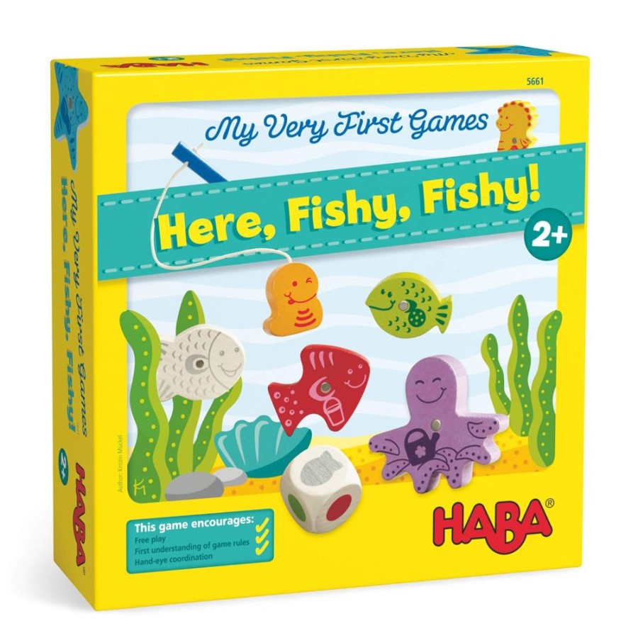 HABA Meine Allerersten Spiele | Meine Allerersten Spiele Hier, Fishy, Fishy! Magnetisches Spiel