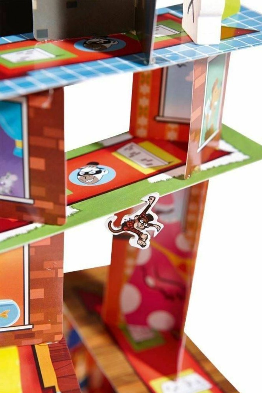 HABA Familienspiele | Rhino Hero Super Battle Stacking-Spiel