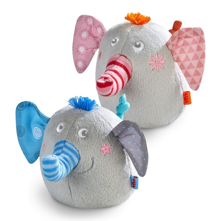 HABA Plusch-Babyspielzeug | Plusch-Elefant-Duo Noah Und Nellie