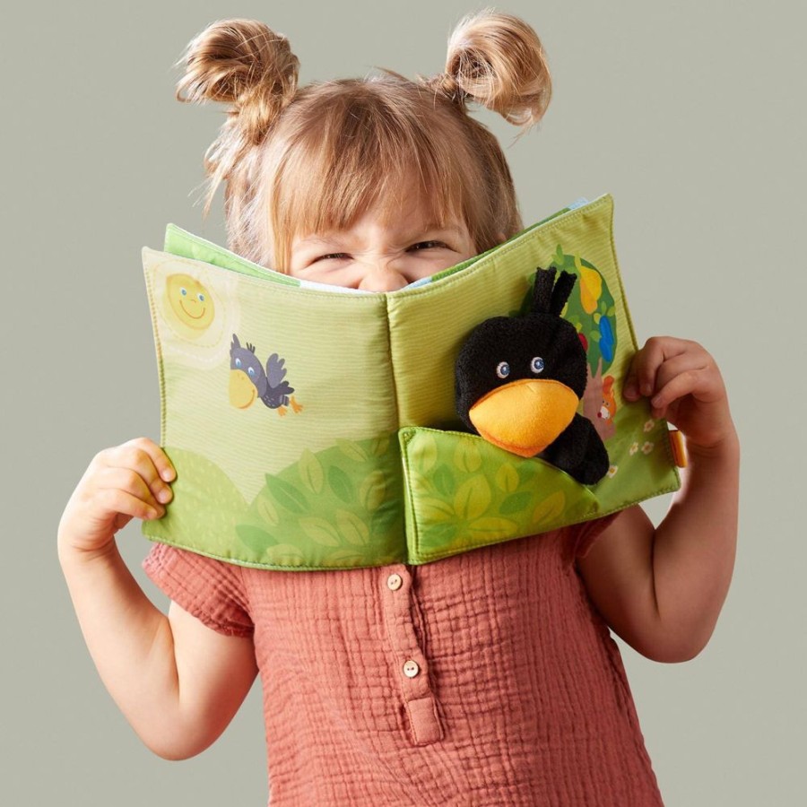 HABA Puppen | Orchard Soft Book Mit Raben-Fingerpuppe