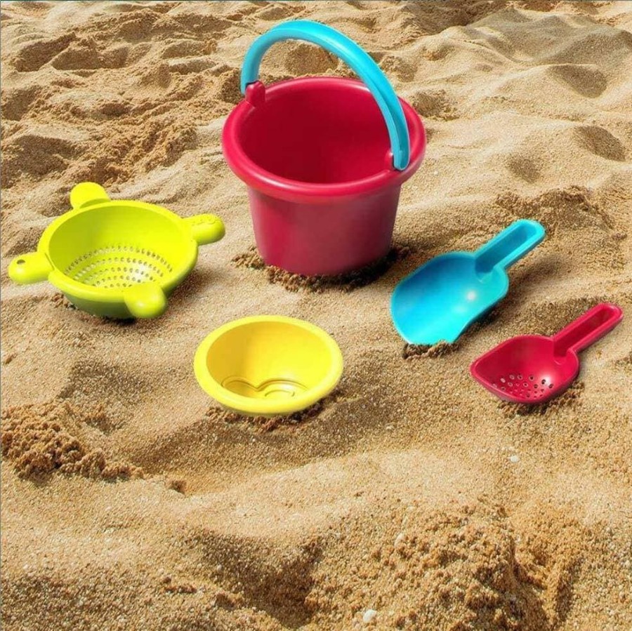 HABA Strand- Und Outdoor-Spielzeug | 5-Teiliges Basic-Sandspielzeug-Set